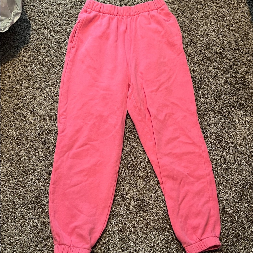 HOLLISTER PINK SWEATPANTS